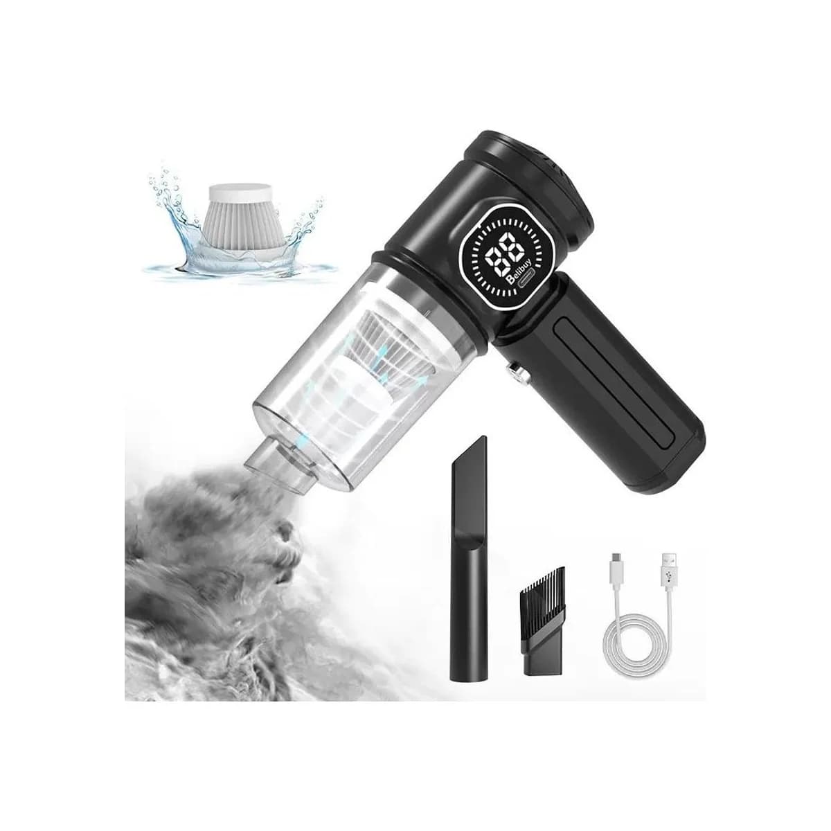 Cordless Mini Vacuum with Display